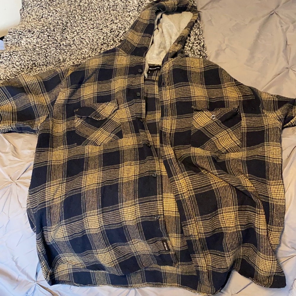 Flannel w: hood
